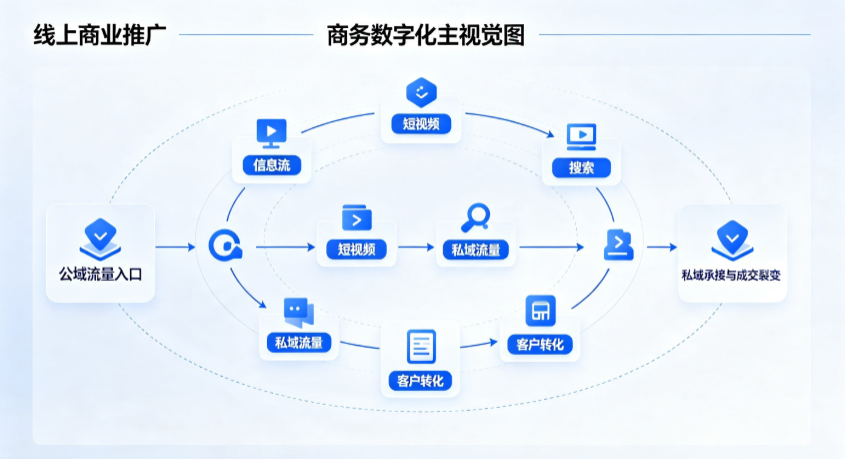 龙海市线上商业推广怎么做？全域流量闭环搭建与低成本转化实战指南